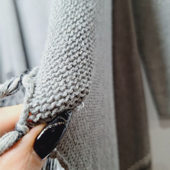 Cabi Prairie Long Duster Cardigan Sweater Fringe Boho Fringe Western 974 Medium - Picture 7 of 11